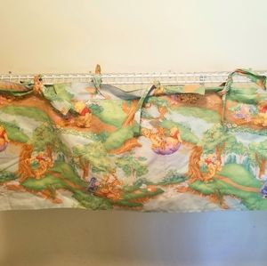 Winnie the Pooh Curtain Panel w/ Tiebacks